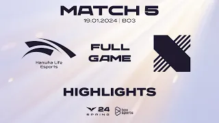 Full Highlights HLE vs DRX | Match 05 | LCK Mùa Xuân 2024