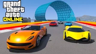 Arabalarımla Tüm Yarışlarda Birinci Oldum - GTA 5 Online