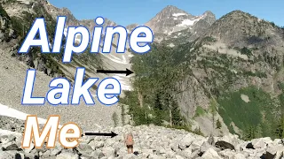 Alpine lake solo backpacking fishing - Should I stay or should I go now?