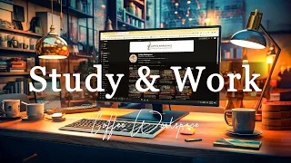 Study & Work Jazz Music ☕ Boost Productivity with Work Music | Gentle Jazz Music for Work and Study