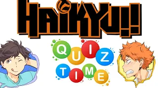 Take the HAIKYUU!! QUIZ