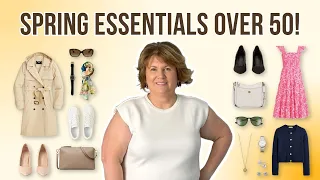 10 Spring Wardrobe Essentials for Women Over 50 | Timeless & Chic Fashion! 🌸