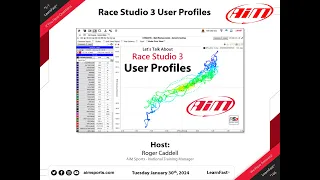 5-1 -  Let's Talk About Race Studio 3 User Profiles - Live Webinar with Roger Caddell - 1/30/2024
