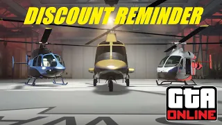 GTA Online DISCOUNT REMINDER!