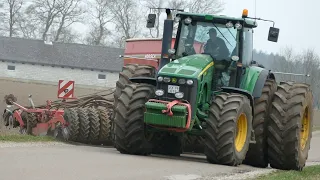 John Deere 8530 in the field w/ Horsch Pronto 6DC Seeder | BRUTAL SOUND | Danish Agriculture