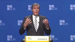 Arbeitgebertag 2015 - Rede von Arbeitgeberpräsident Kramer