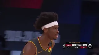 Shai Gilgeous-Alexander with the tough left hand finish | Rockets vs Thunder