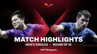 Fan Zhendong vs Patrick Franziska | WTT Cup Finals Singapore 2021 | MS | R16