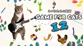 CAT Games | Ultimate Cat TV Compilation Vol 12 | 2 HOURS 🐝🐞🦋🦎🦜🐜🐭🧵🚀🦈