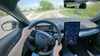 2022 Ford Mustang Mach E GT Performance - POV Test Drive (Binaural Audio)