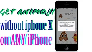 Get Animoji WITHOUT iPhone X! Animoji on ANY iPhone 5s/6/6s/SE/7/8 iPad iPod iOS 11 No Jailbreak
