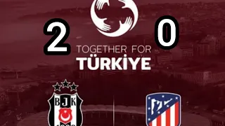 Beşiktaş - Atletico Madrid Dostluk maçı 2023 Geniş özet efsane anlar