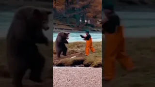 Kung Fu Panda Vs A Man fight