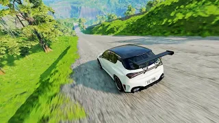 Driving Car on Dangerous Road - BeamNG Drive | Gameplay #5