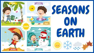 Seasons | Kids vocabulary | Four Seasons | 4 seasons in a year | English educational video for kids