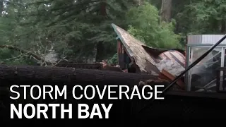 Storm Knocks Down Power Lines in the North Bay