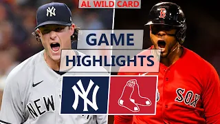 New York Yankees vs. Boston Red Sox Highlights | 2021 AL Wild Card Game (Cole vs. Eovaldi)