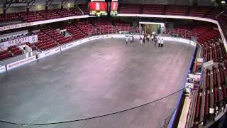 Northeastern University Matthews Arena Floor Conversion Time Lapse