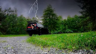 Truck Camping in a Thunderstorm?