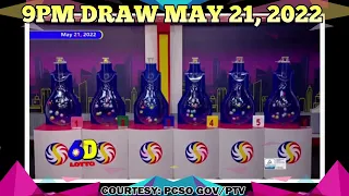 6D Lotto Live Draw May 21, 2022 PCSO | LOTTO RESULT WINNING NUMBER