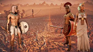 Julius Caesar & Cleopatra Lay Siege On Egypt | Ultimate Epic Battle Simulator 2 | UEBS 2