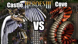 Castle VS Cove | 100 weeks growth | Heroes of Might and Magic 3 HotA