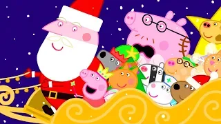 🎅 Peppa Pig's Ride with Father Christmas | Peppa Pig Official Family Kids Cartoon