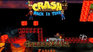 Crash Bandicoot - Back In Time Fan Game: Custom Level: Cursed Lava By Jzrlza