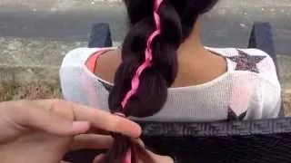 Five strand Dutch ribbon braid | Hair tutorial