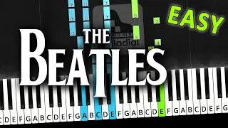 Now And Then - The Beatles | EASY + CHORDS Piano Tutorial