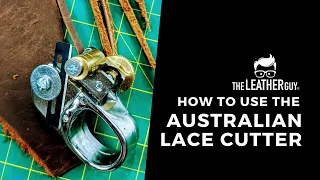 How to Cut Leather Straps and Lace- Australian Strander Lace Cutter