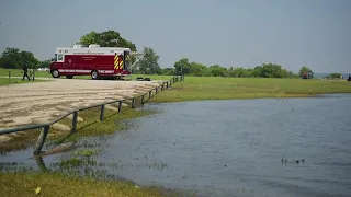 Officials urge swimmers wear life jackets amid high levels at Grapevine Lake, following drowning