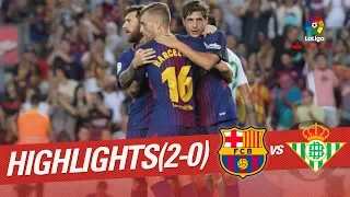 Highlights FC Barcelona vs Real Betis (2-0)
