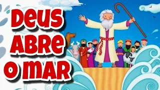 Moisés ( parte 4 ) abertura do mar vermelho | histórias bíblicas