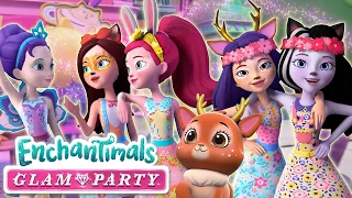 Гламурна вечірка Enchantimals | Перше змагання Enchantimals у модній студії| Серія 1