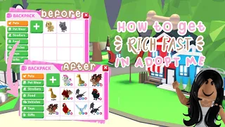 How to get Rich Fast in Adopt Me 2024!!