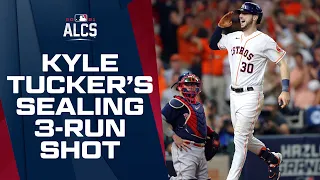 Signed, sealed, delivered. Kyle Tucker seals up ALCS for Astros with huge 3-run homer!