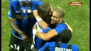 Adriano and Ibrahimovic ~ two legends in a legendary team (F.C. INTER)