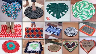 13 DIY, How to Make Door mat From Old Clothes ! Best Out of Waste