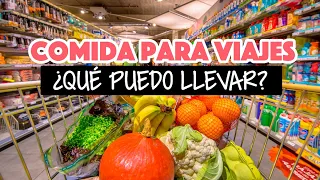 ¿Puedo viajar con comida? - Alimentos permitidos para viajes