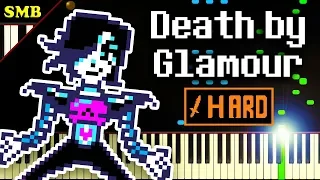 UNDERTALE - DEATH BY GLAMOUR - Piano Tutorial