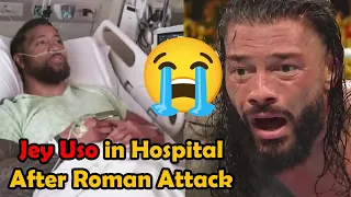 WWE SmackDown News Roman Reigns Attacks on Jey Uso as He is Rushed to Hospital