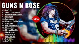 Guns N Roses Greatest Hits Full Album 2023 ~  top 100 best classic rock songs of all time