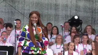 GOSPEL -  XXIII Koncert Finałowy na Zamku w Gniewie - 2019 -  Ruth Waldron end Peter Steinvig