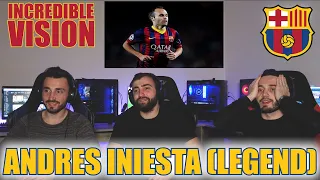 ANDRES INIESTA |  The Last of his Kind - HD - Incredible VISION!! | FIRST TIME REACTION