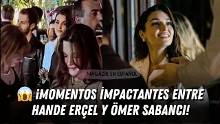 😱 ¡Momentos impactantes entre Hande Erçel y Ömer Sabancı! ¿Qué pasó? #handeerçel #hakansabancı