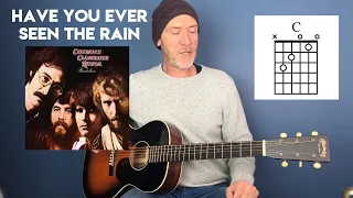 Have you ever seen the rain - Creedence Clearwater Revival - guitar lesson by Joe Murphy