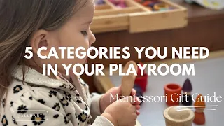 5 categories you need in your Playroom|Montessori Gift Guide