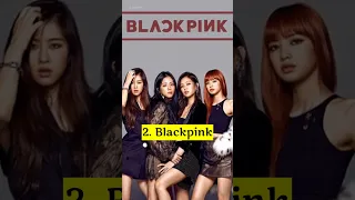 🤯 Top 10 Most Popular K-pop Groups 2023 💜💥 #shorts @BLACKPINK @BTS