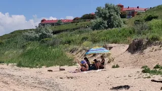 Дикий пляж Азовского моря в станице Голубицкая 🏖️